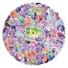 50/100 Pack Cartoon Cat Dog Starry Night Stickers Waterproof Doodle Decals for Kids DIY Craft Laptop Luggage Water Bottle
