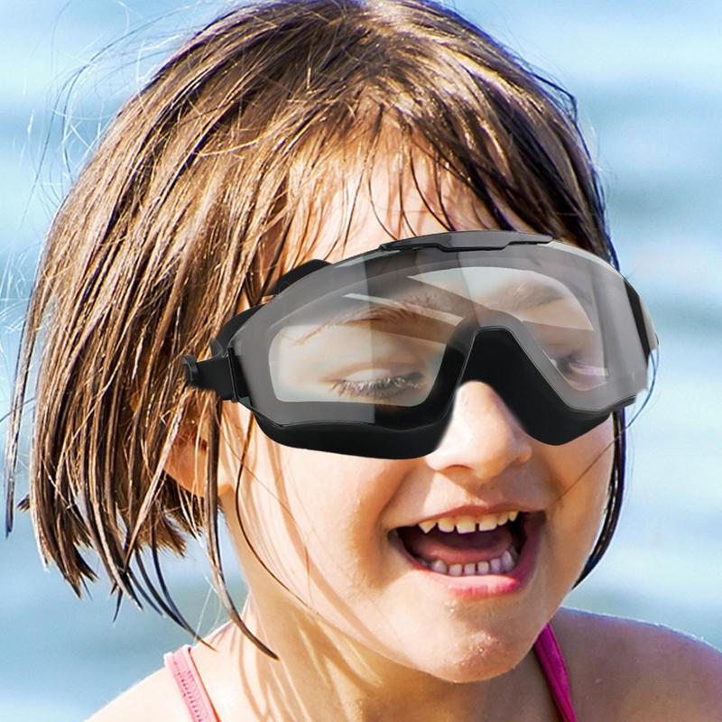 Kinder Schwimmbrille Weitwinkel Schwimmbrille Antibeschlag Vollschutz Schwimmbadbrille Klare Sicht Schwimmbrille für Kinder