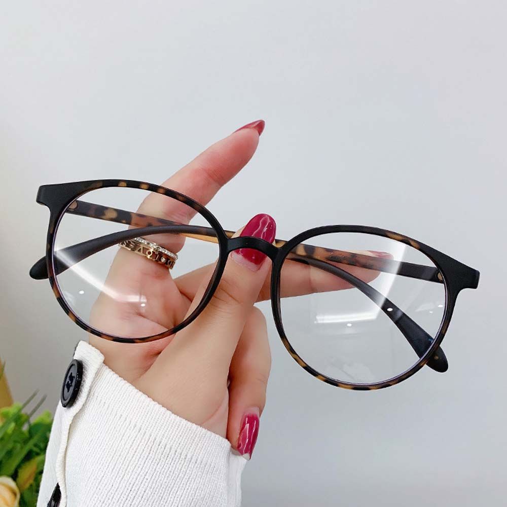 Anti Blue Light Glasses Women Eyeglasses Round Frame Eyeglasses Korean Style Computer Eyewear