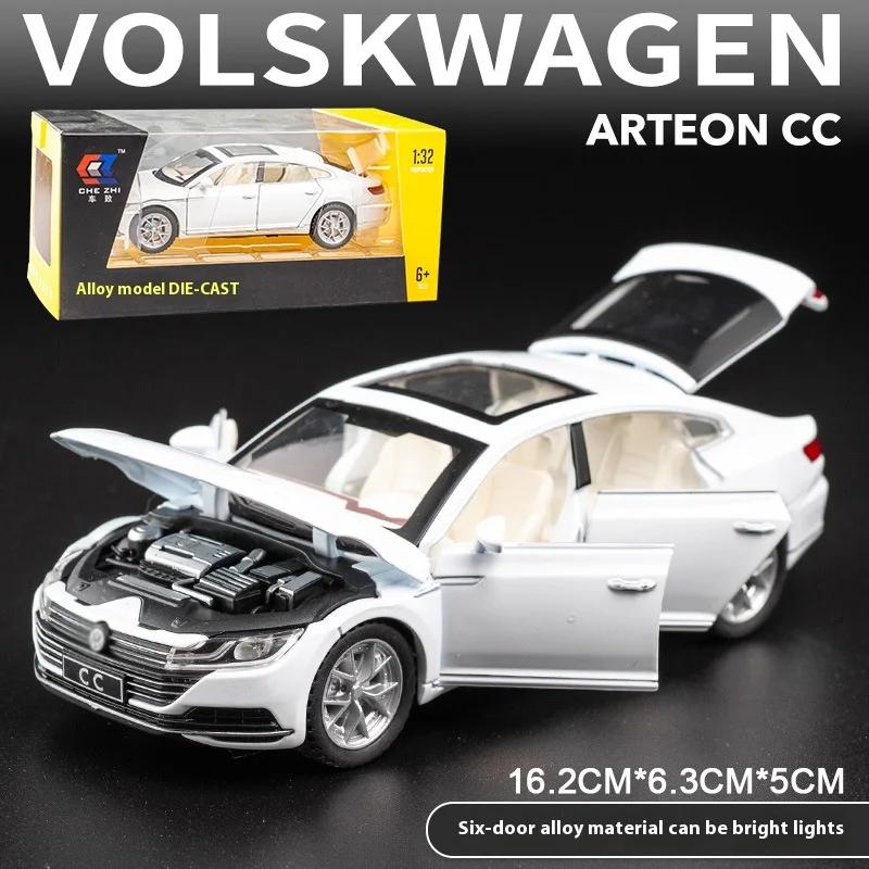 

1:32 Іграшкова металева модель Volkswagen CC з литого металу зі звуком і світлом, інерційна, іграшка для дітей, подарунок, іграшки для хлопчиків A132