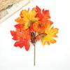 Home Autumn Decoration Christmas Fall Artificial Maple Leaves Berry Stem Faux Branches Fake Pumpkin