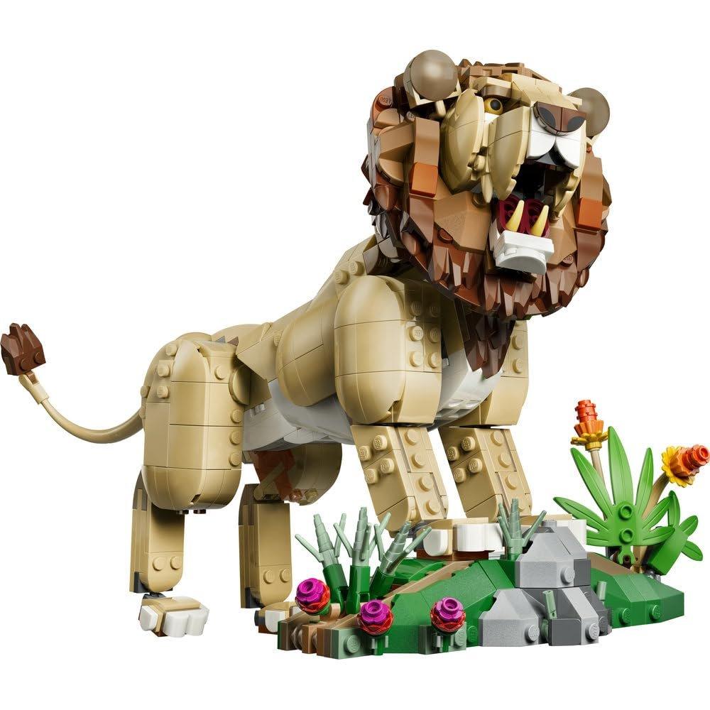 LEGO Creator 3in1 Wild Lion 31386 Building Toy Set for Boys and Girls Animal Figure Set
