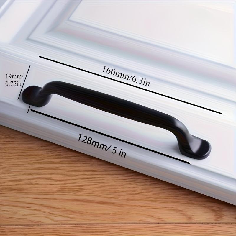 4pcs Black Handles For Furniture, Cabinet Knobs And Handles, Kitchen Handles, Drawer Knobs Cabinet Pulls, Cupboard Handles Knobs