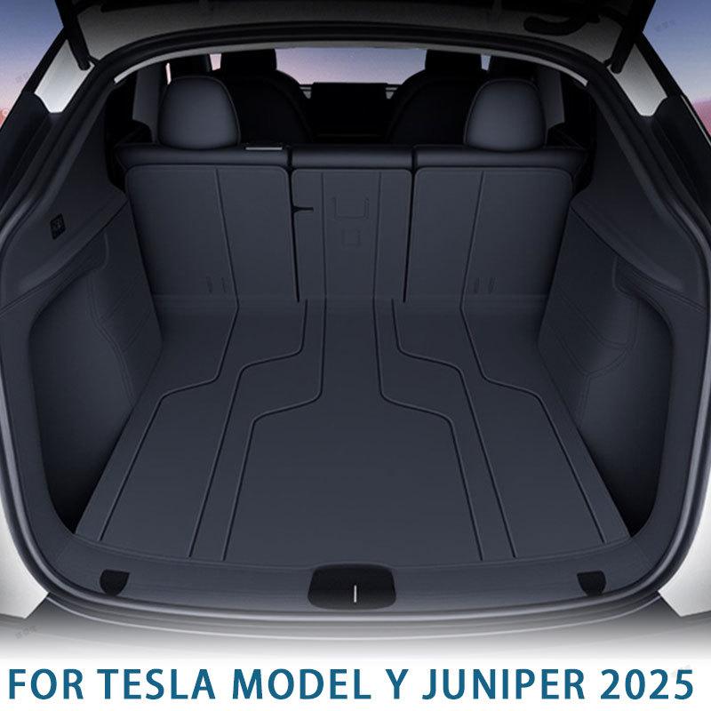 Xiaomi Full Coverage Leather Car Trunk Mat Cargo Liner Car Rear Boot Protection Car Accessory for Tesla Model Y Juniper 2025 Trunk Mat