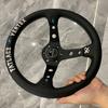 Vertex 320MM Star Embroidery Sports Steering Wheel Golden Wiring Universal Modified Steering Wheel with Forever