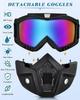 4Pcs Outdoor Sport Windproof Mask Goggle HD Motorcycle Glasses Snowboard Eyewear Riding Motocross Summer UV Protection Sunglasse