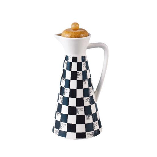 

400/800 мл керамическая бутылка-диспенсер для масла, пыленепроницаемый дизайн, ручная работа, керамическая банка для масла на кухне, для приготовления пищи, оливкового масла, соевого соуса, уксуса, графина, банка для хранения 400ML C