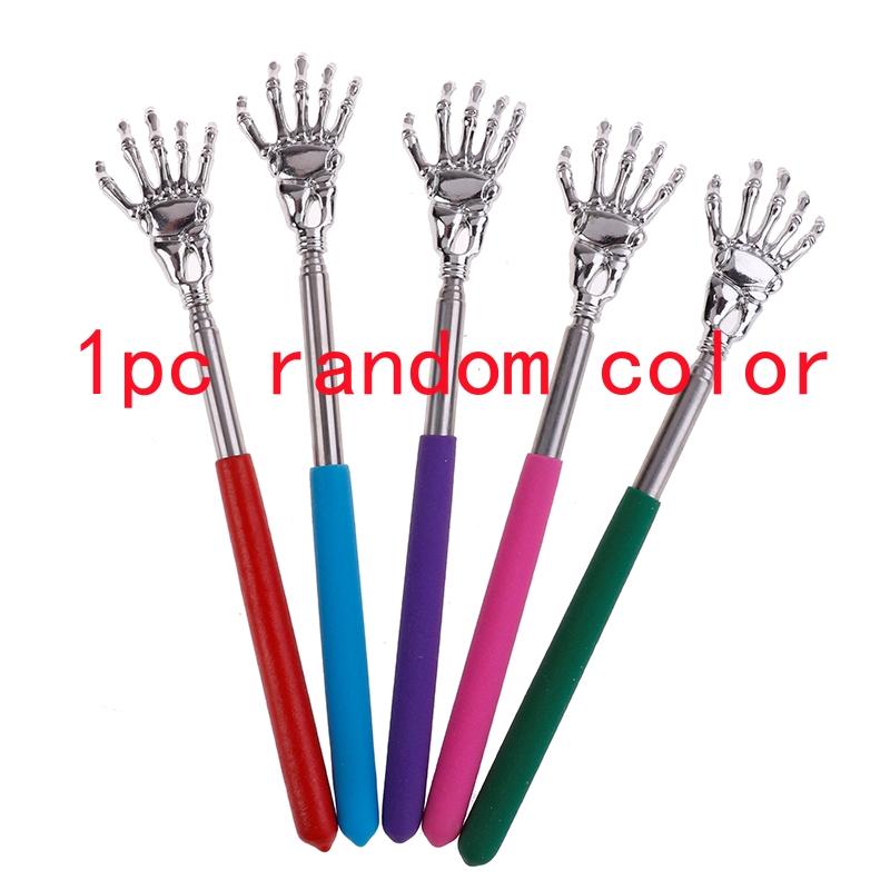 

1PC Sent Random Extendable Hand Claw Back Scratcher Massager Stainless Steel Self Itching Relief