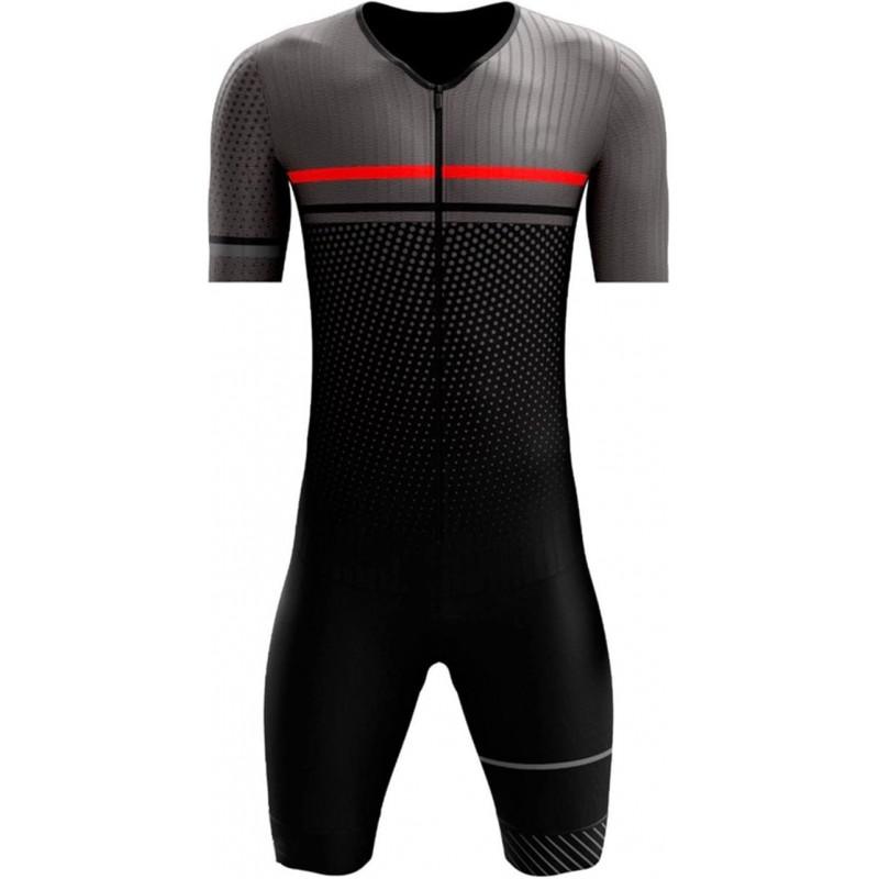 Herren Cycling Skin Suit Rennrad Zeitfahren Leistung Sommer Schnelltrocknend Kompressionspassform