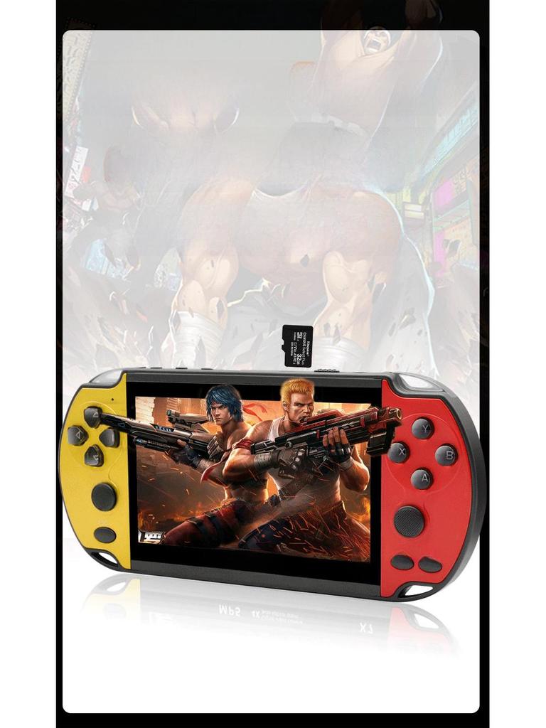 Nowa konsola przenośna X7: 4,3" Retro Nostalgiczny PSP z 8 GB dla Dzieci.