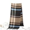 Men'S Winter Plaid Scarf Warm Women Cashmere Shawls Scarves Casual Tassel Scarfs Man Business Scarf Pashmina