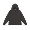 Unisex Oversized Hooded Sweatshirt With Flock Letter Print Soft Cotton Blend Warm Lined