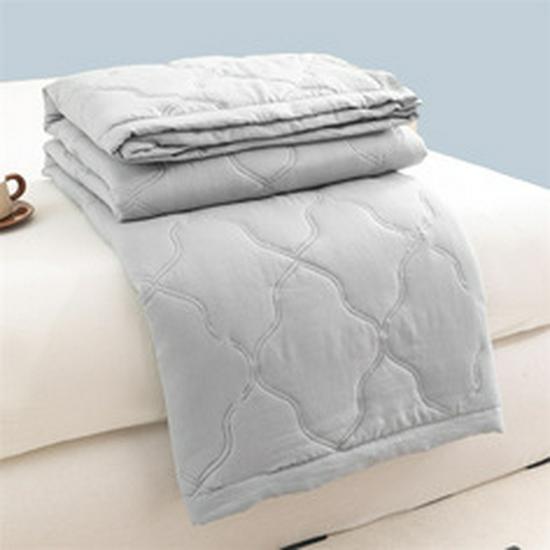 Washed Cotton Summer Quilt - Lightweight, Machine Washable, Solid Color Quilt for Air Conditioning. 100x150cm