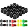 10-100Pcs Tire Valve Caps Plastic Car Tire Stem Dust Covers Universal Valve Caps For Cars Bicycle Trucks Motorcycles Stem Caps1