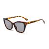 New Glasses Frame Women's Personality Tortoiseshell Fashion Sun Glasses Fashion Cat Eye Sunglasses Trendy Shades UV400