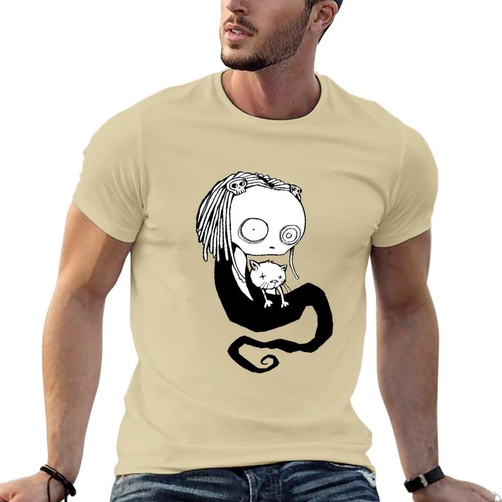 New Lenore Black and white T-Shirt summer clothes summer tops animal print shirt for boys tees mens funny t shirts