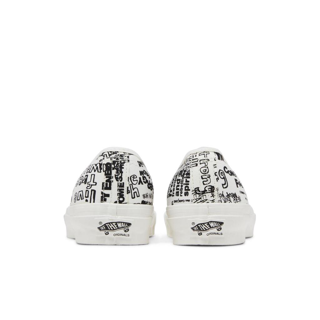 Vans OG Authentic LX 'Graffiti' (Unisex) White / White Skateboard Shoes VN0A4BV92GX