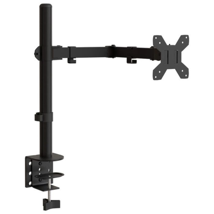 Support de moniteur - VESA - Noir - Réglable en hauteur - Installation facile - Acier robuste