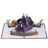 Cartoon Halloween Greeting Cards Ghost House Box Pumpkin Bat Spider Halloween Postcards Multicolor with Envelope
