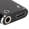 2 in 1 Headphone Adapter Type C to 3.5mm Port Charging Port   Portable Earphone Converter