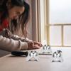 8 Bucăți Protecții de Colț Metalice Sferice Rezistente la Șocuri Protecție Robustă pentru Margini din Fier Accesorii Cutie de Zbor Colțuri Rotunjite Mobilier