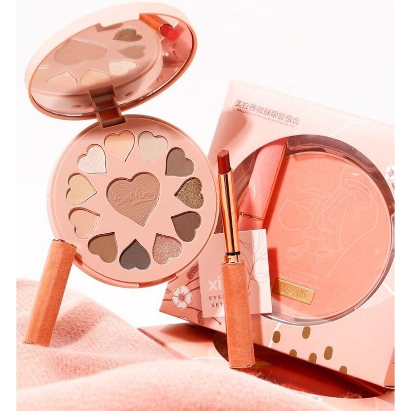 xixi - Maillard Slightly Drunk Eye Shadow Set - 1# Milk Apricot