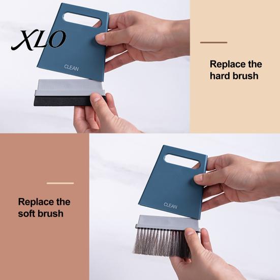 Household Table Cleaning Tool Small Broom And Dustpan Set, Desktop Keyboard Sofa Gap Handheld Countertop Sweeping Set Sweeper, Compact Scratch-Free