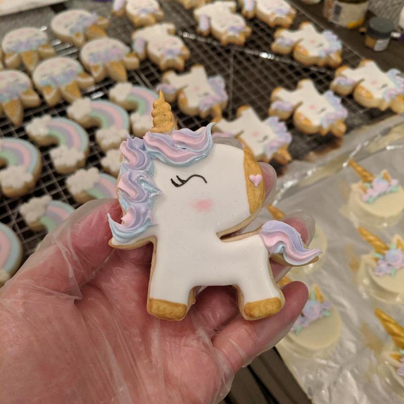 5Pcs/set Cartoon Unicorn Cookie Cutter Mould Fondant Cake Biscuit Mold Baking Tools Unicorn Birthday Party Decoration Supplies