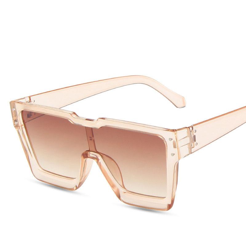 European American Style Women's Sunglasses Square Shape Outdoor UV Protection Glasses for Women Travelling Female Sunglass