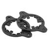TUCKBOLD Speaker Spacer Ring Midrange Speaker Spacer Adapter for Toyota Waterproof Black 2pcs