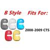 4 Stück Edelstahl Auto Türschlossgehäuse Abdeckung Schutzaufkleber für Cadillac CTS Escalade ATS CT5 Emblem Außen Zubehör