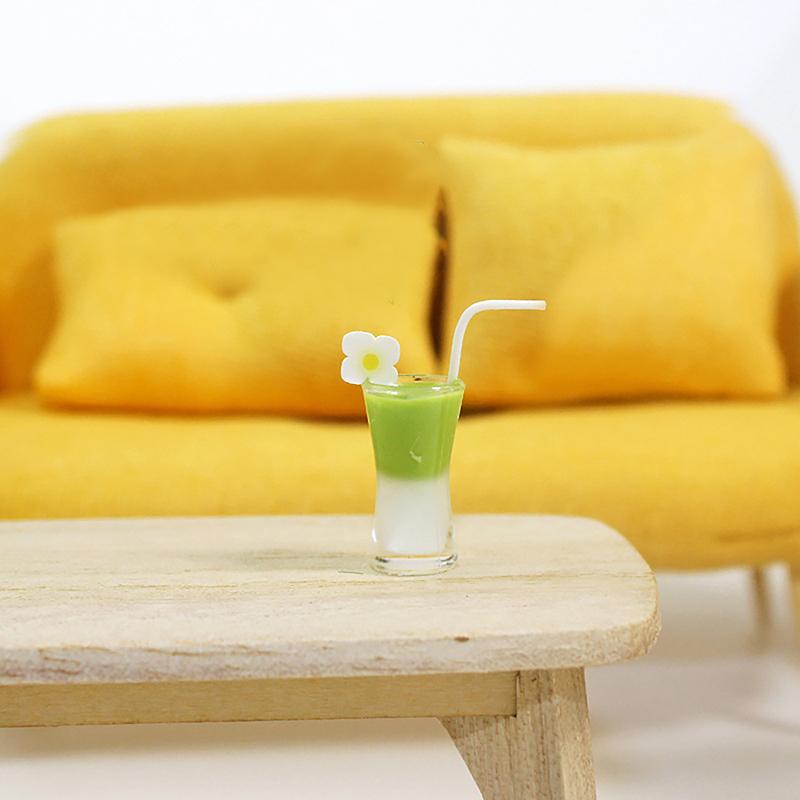 

Миниатюрные игрушки, коктейльные напитки, куклы, игрушки, аксессуары для кукольного домика, миниатюрные предметы, подходящие для 1:6/1:12 кухонных украшений кукольного домика A2