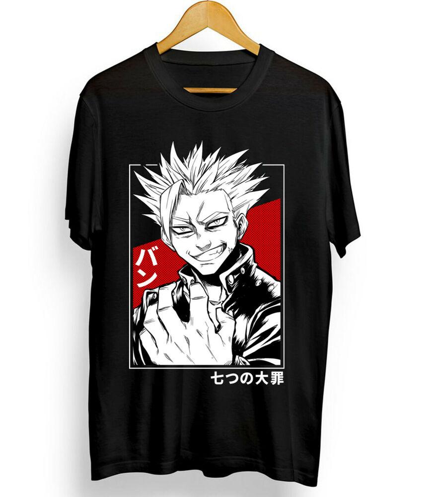 

The Seven Deadly Sins Shirt,Nanatsu No Taizai Anime New Unisex T-shirt 2XL