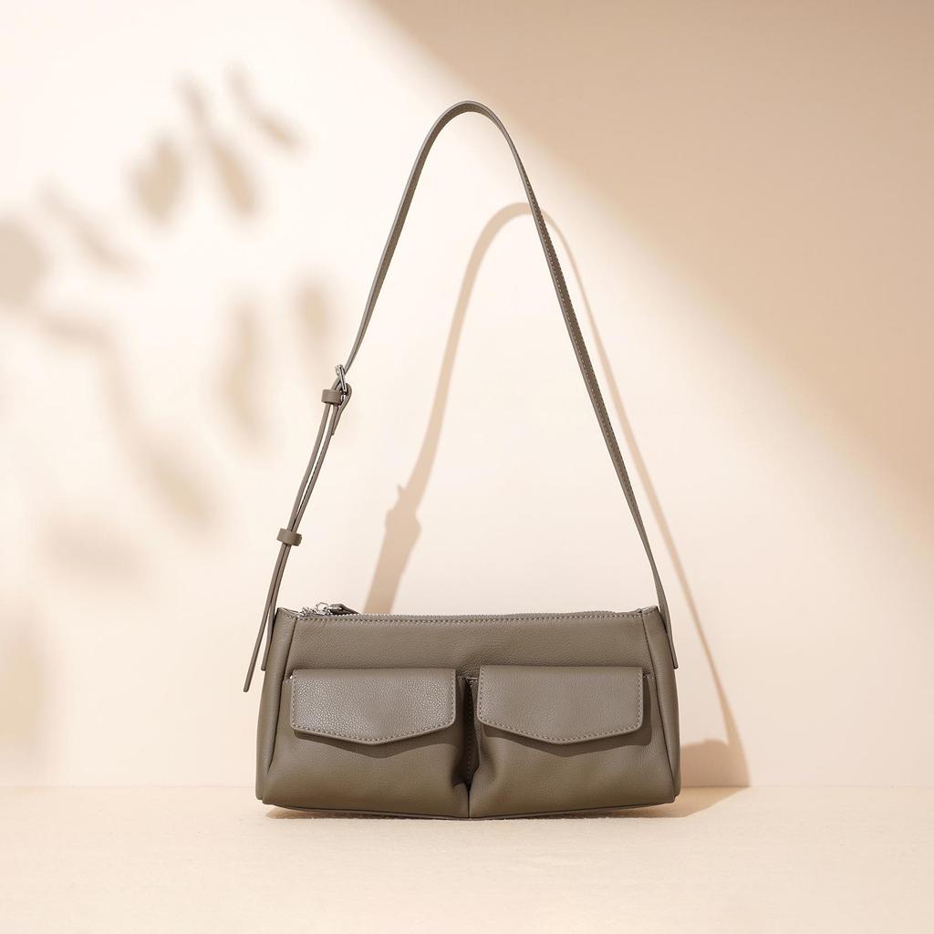 2025 High-End Genuine Leather Shoulder Bag - Fashionable, Versatile Crossbody for Casual or Commuting