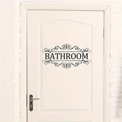 Badezimmer Waschtisch Dekorativer Wandaufkleber