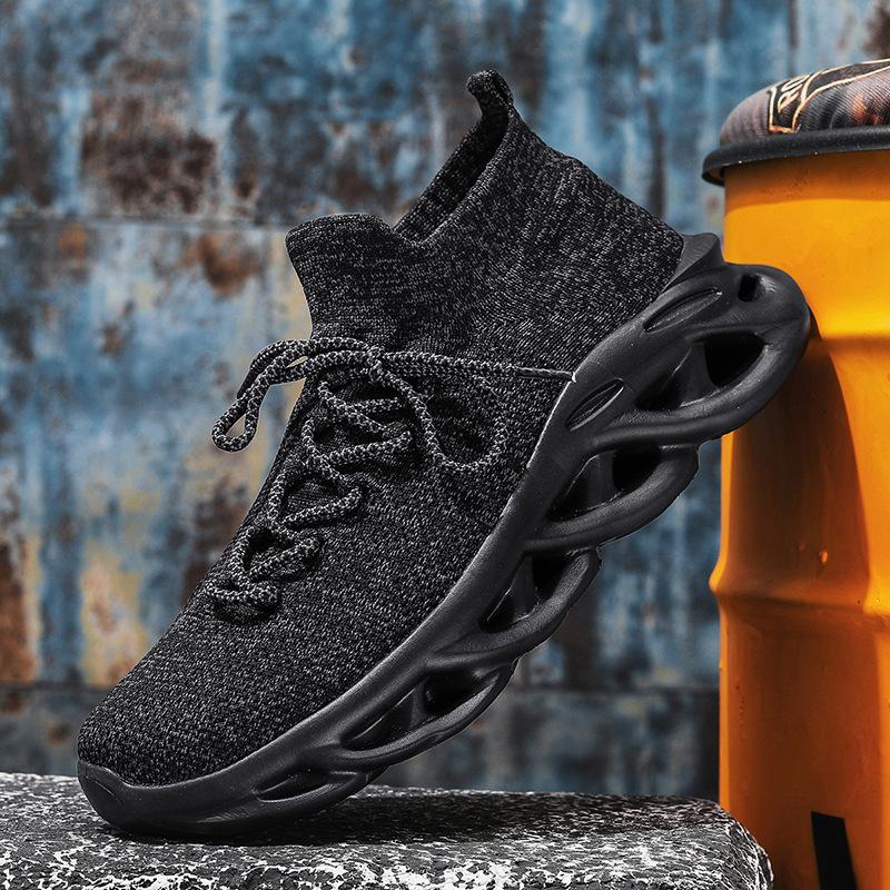 

Женские 2025 новые летние дышащие туфли из сетки с плетением «муха», туфли-носки, универсальные повседневные спортивные кроссовки для бега 47