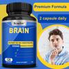 Bcuelov Brain Energy Capsules, a brain nutrition supplement, 120 capsules.