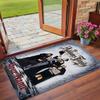 Crystal Velvet Rug Custom Name Text, Soft Non Slip Floor Mat Home DecorThe Addams Family