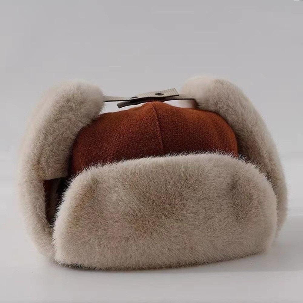 Verdickte Ohrenschutzmütze Winddichte Lei Feng Mütze Einfache Ohrenklappenmütze Outdoor