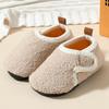 Chaussons d'intérieur d'hiver doublés de peluche pour femme - Pantoufles à enfiler douces doublées de peluche avec , Doublure intérieure douillette en peluche toutes saisons, Chaussures d'intérieur décontractées