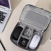 Bolsa de armazenamento de cabos Camada dupla Grande capacidade Gadget eletrônico portátil Organizador de viagem para casa