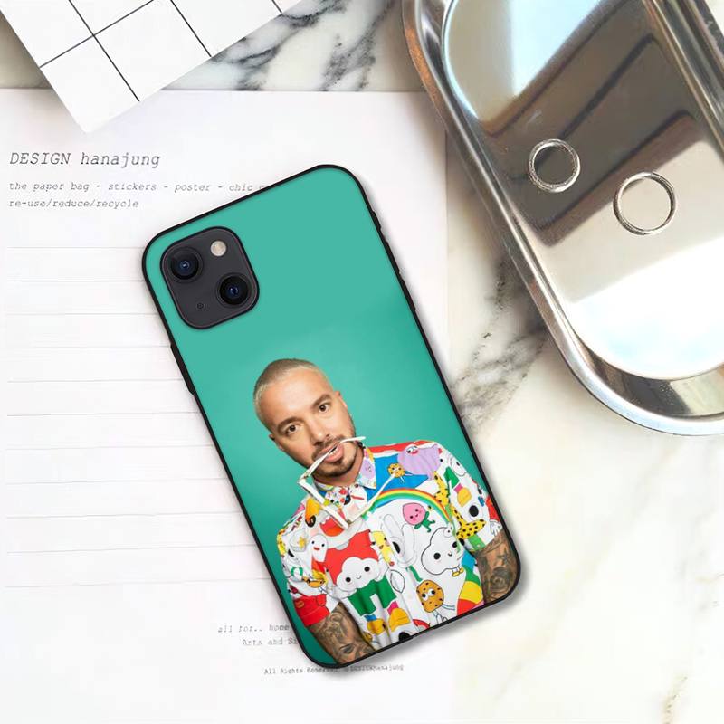 Pouzdro na telefon J Balvin Singer pro iPhone 11 12 Mini 13 14 Pro XS Max X 8 7 6s Plus 5 SE XR Shell