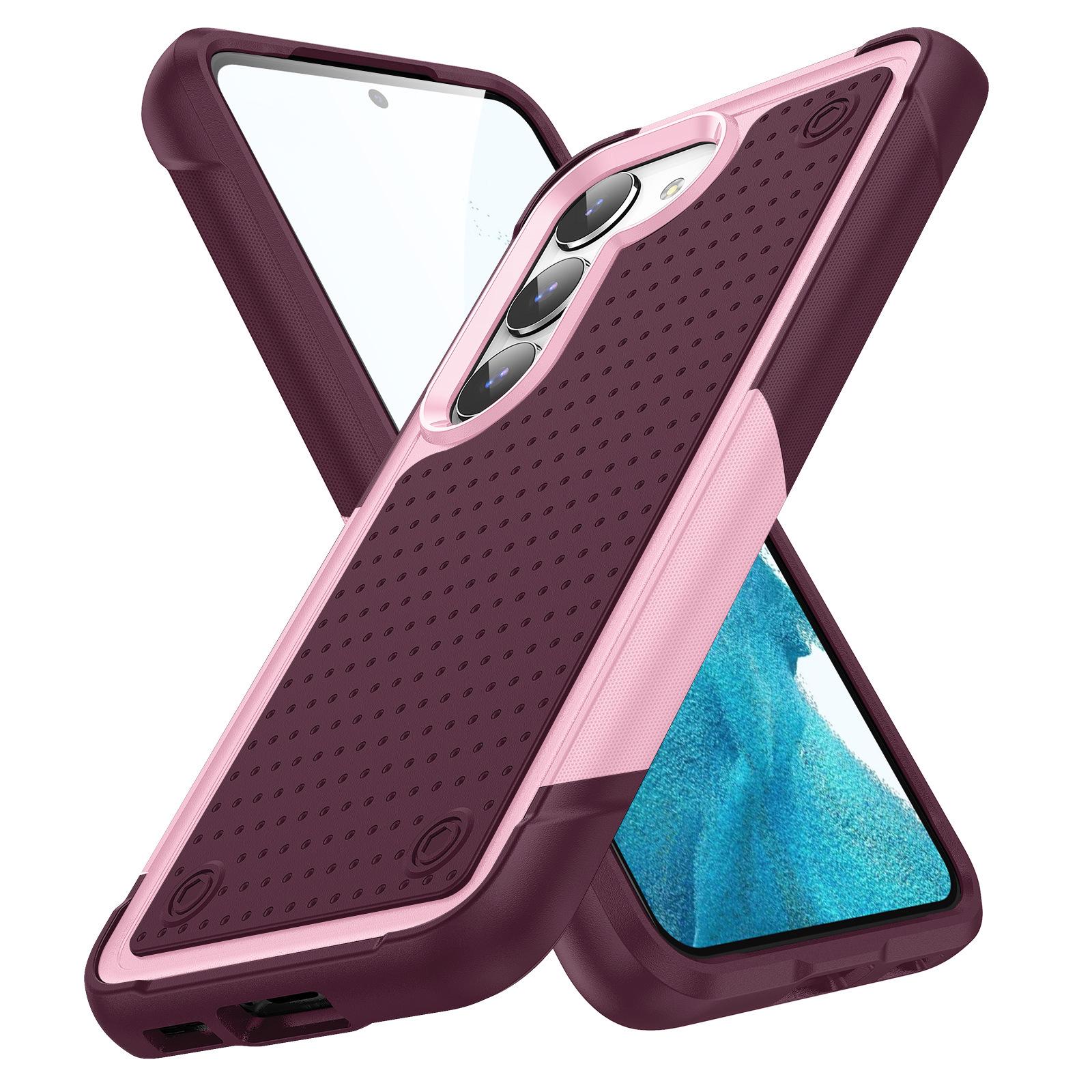 

Elegant Drop-Proof Crossbody Case for MOTO G 5G 2023 - 2-in-1 Protective Phone Cover G Stylus 5G 2022 розовый/темно-красного