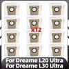 For Dreame L20 Ultra / L30 Ultra / X20 Pro Robot Vacuum Parts Main Side Brush HEPA Filter Mop Pad Dust Bag Spare Accessories