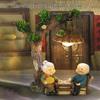 Resin Elderly Couple Statue: Anniversary & Birthday Gift for Home Decor