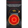 Portable Ceramic Electric Space Heater Thermostat Air Warmer Radiator Room Fast Heat Auto Shut-Off Safety Feature 2000W 3000W