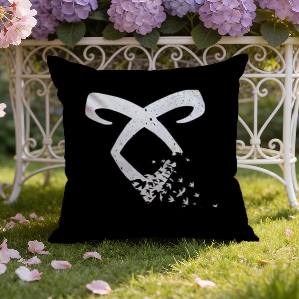 S-Shadowhunters Cushion Cover Home & Car Dual-Scene Pillow Cover: Reversible for Premium Comfort