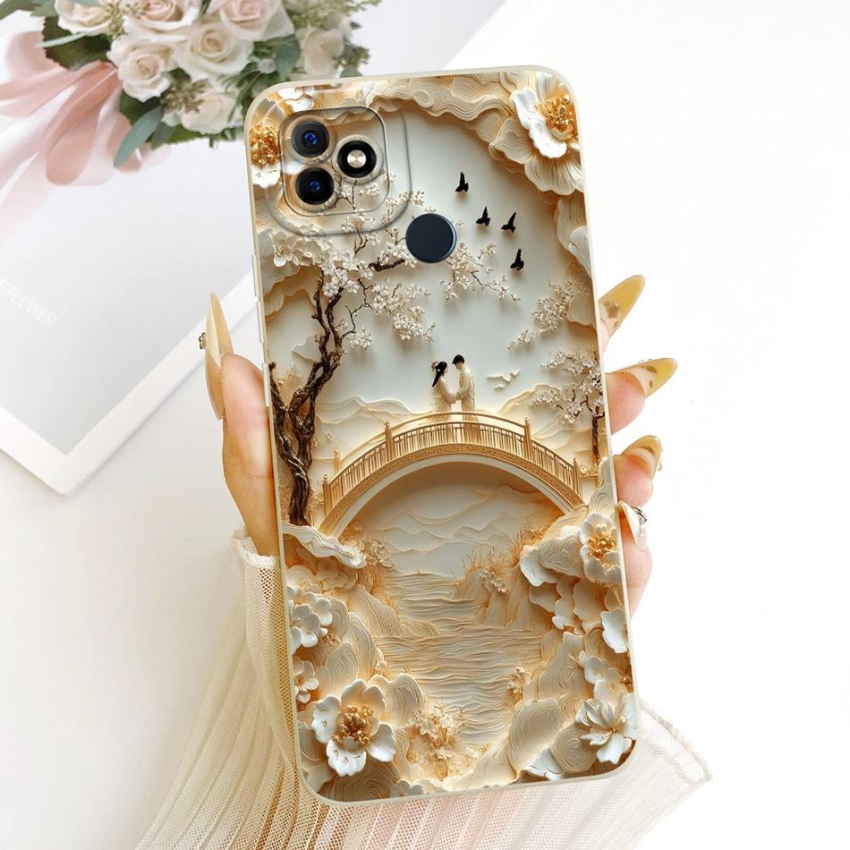 For Itel Vision 1 / P36 / Vision 1 Plus / Itel P36 Play L6005 Fashion Dusk Beach Painting Phone Case Soft Silicone Cover Bumpers