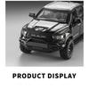 1/32 Dodge RAM 1000 TRX Mammoth Picku Alloy Car Model Sound and Light Pull Back Children's Toy Collectibles Birthday Gift