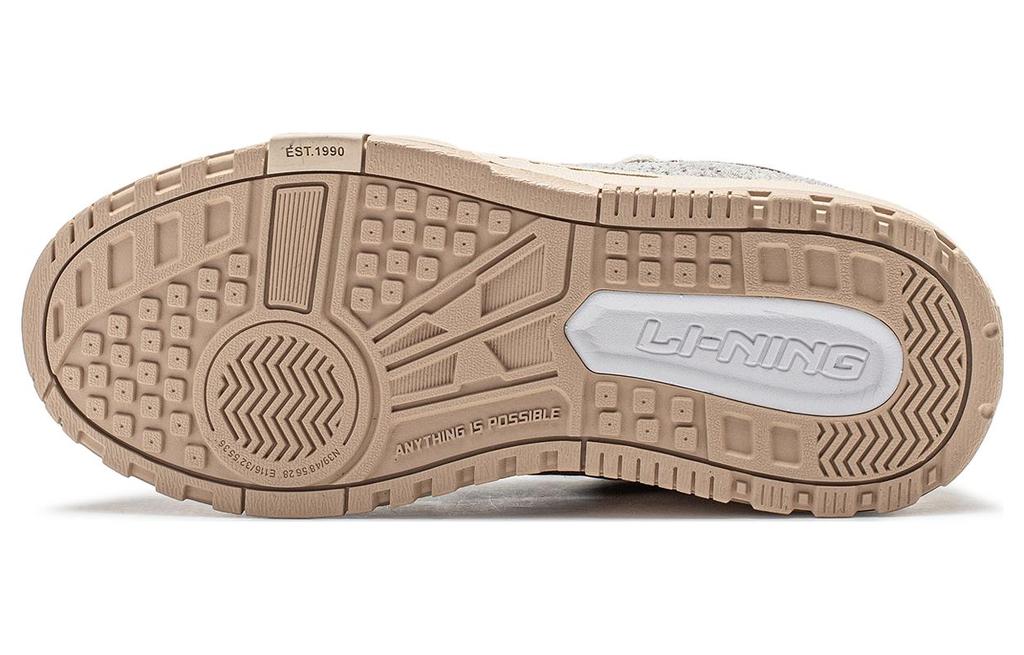 Li Ning Wave Mid Slip Resistant Abrasion Resistant Slip Resistant Abrasion Resistant Mid top Casual Shoes Women's AGCT498-1